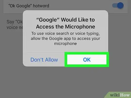 Image titled Use OK Google on iPhone or iPad Step 10