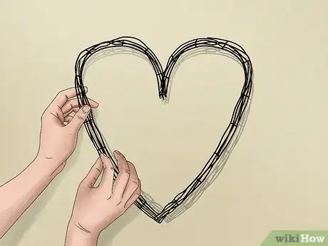 Image titled Make a Heart Wreath Step 1