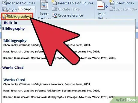 Image titled Automatically Generate a Work Cited Page Through Microsoft Word 7 Step 7