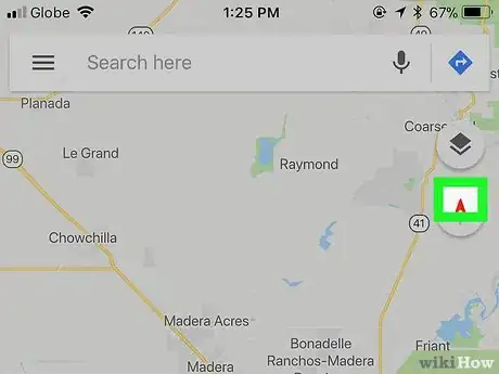 Image titled Find North on Google Maps on iPhone or iPad Step 4
