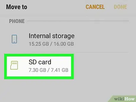 Image titled Move Pictures to an SD Card on Samsung Galaxy Step 9