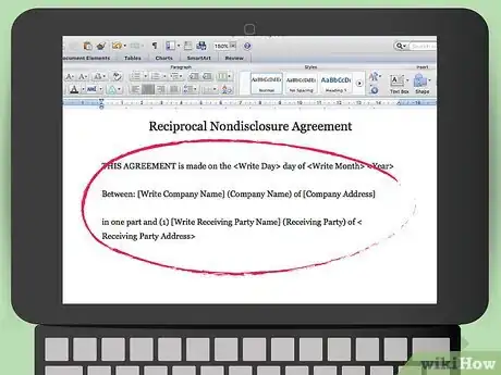 Image titled Draft a Reciprocal Nondisclosure Agreement Step 2