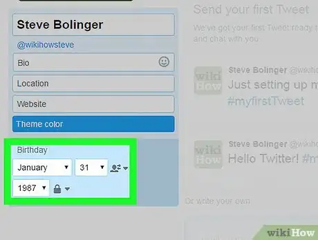 Image titled Add Your Birthday on Twitter on a PC or Mac Step 5