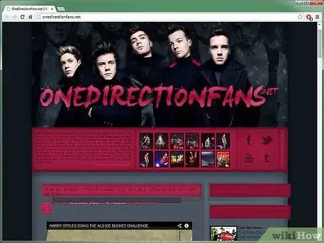 Image titled Start a Fansite Step 1