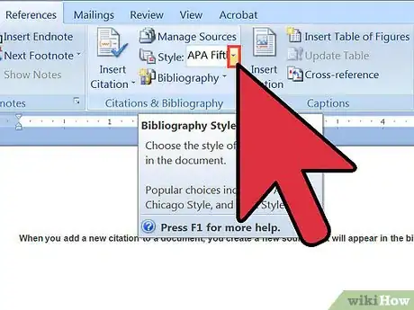 Image titled Automatically Generate a Work Cited Page Through Microsoft Word 7 Step 2