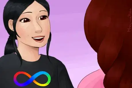 Image titled Two Girls Talking about Neurodiversity.png