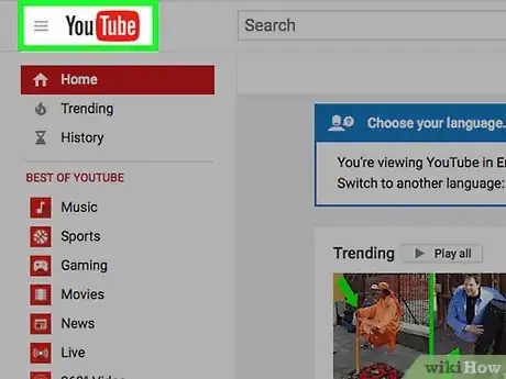 Image titled Change Age on YouTube Step 1