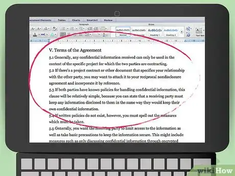 Image titled Draft a Reciprocal Nondisclosure Agreement Step 6