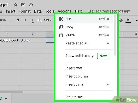Image titled Add Cells in Google Sheets Step 3