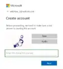 Create an Outlook Email Account