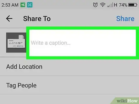 Image titled Post a Panorama on Instagram on Android Step 16