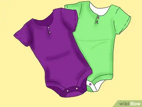 Image titled Change a Onesie on an Infant or Young Toddler Step 1