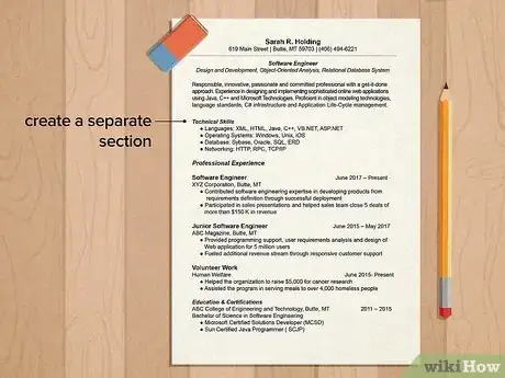 Image titled Show Technical Skills on a Resume Step 1