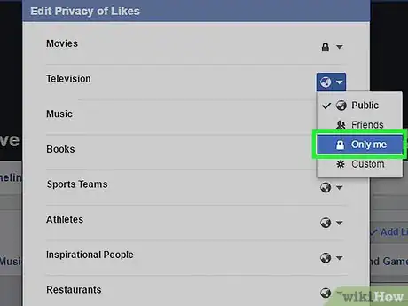 Image titled Keep Likes Private on Facebook Step 9