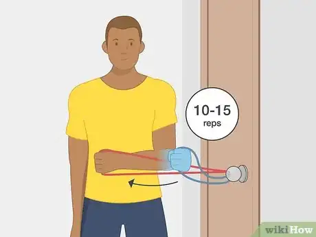 Image titled Stretch Your Rotator Cuff with a Band Step 2