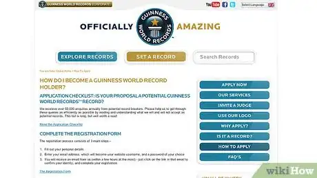 Image titled Enter a Guinness Book of Records Entry Step 1