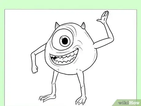 Image titled Draw Mike from Monster's, Inc Step 12