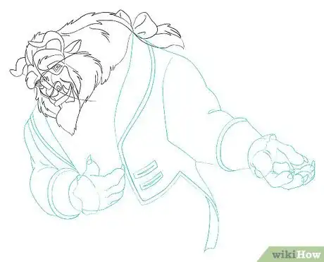 Image titled Draw the Beast from Beauty and the Beast Step 4
