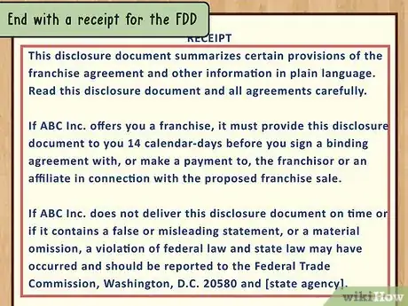 Image titled Create Disclosure Statements for a Franchise Step 16
