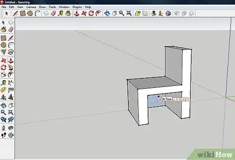 Image titled Make a Chair on Google SketchUp Step 4