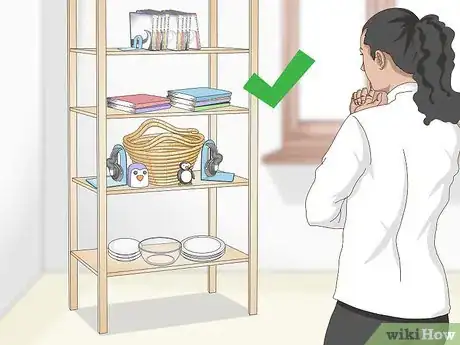Image titled Decorate Open Shelves Step 12
