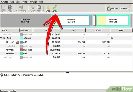 Image titled Remove a Hard Drive Partition Using Gparted Step 9