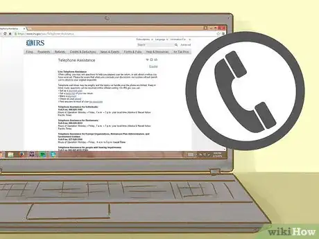 Image titled Contact the IRS Step 8