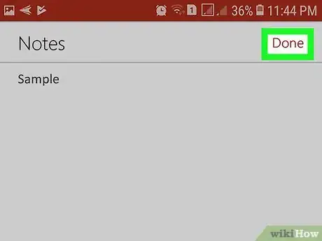Image titled Add Speaker Notes in PowerPoint on Android Step 9