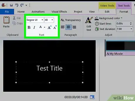 Image titled Add Text to a Movie in Windows Movie Maker Step 16