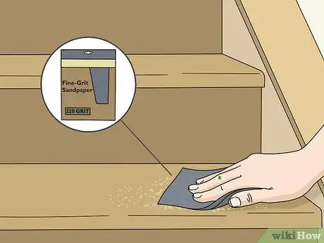 Image titled Stain Stairs Step 8