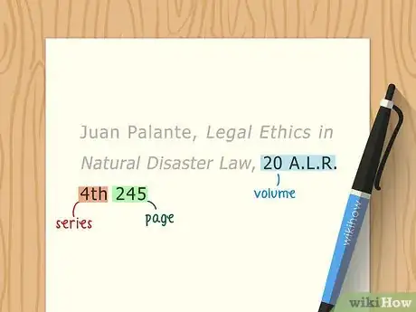 Image titled Cite American Law Reports Step 7