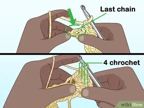 Image titled Crochet a Mermaid Blanket Step 6