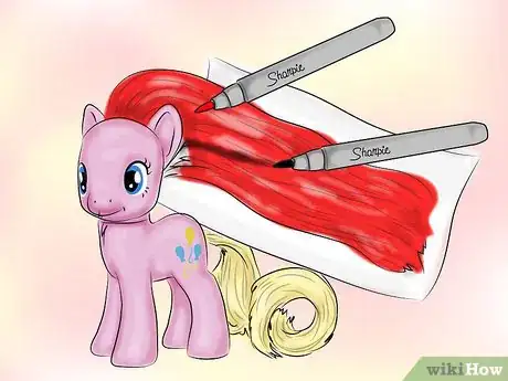 Image titled Make a My Little Pony Custom with Sharpie Markers Step 4