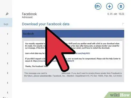 Image titled Request a Copy of Your Archived Facebook Information File Step 9