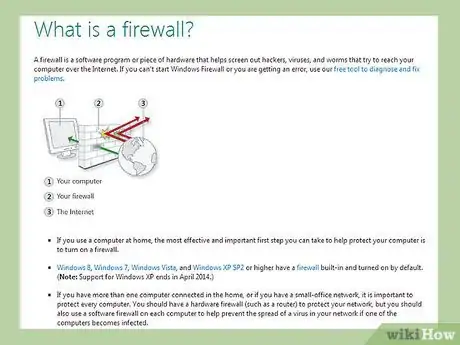 Image titled Protect Your Computer With a Firewall Step 1