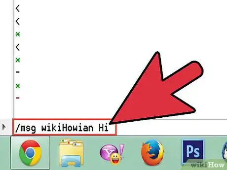 Image titled Private Message Someone in IRC Step 3
