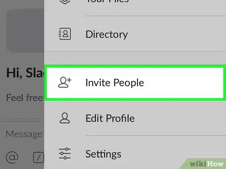 Image titled Invite Guests on Slack on iPhone or iPad Step 3