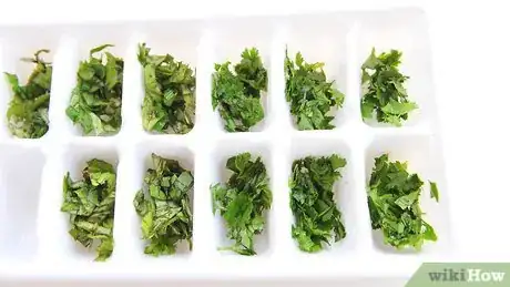Image titled Freeze and Preserve Herbs in Olive Oil Step 5