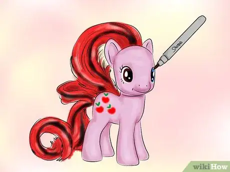 Image titled Make a My Little Pony Custom with Sharpie Markers Step 7