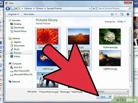 Image titled Post Multiple Photos on Facebook Step 6
