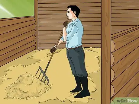 Image titled Muck out a Stall With Shavings Step 9