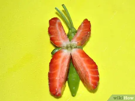 Image titled Make Strawberry Butterflies Step 4