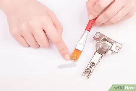 Image titled Paint Cabinet Hinges Step 4