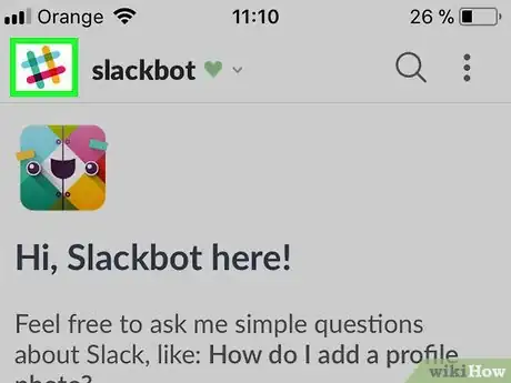 Image titled Post Gifs on Slack on iPhone or iPad Step 2