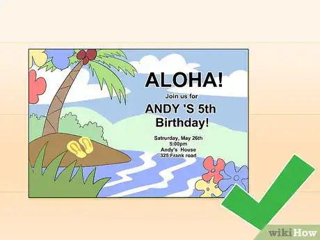 Image titled Plan a Hawaiian Luau Birthday Party for Kids Step 10