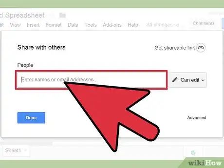 Image titled Make a Shared Spreadsheet Step 14