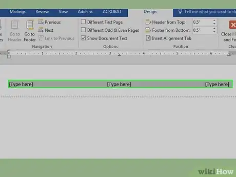 Image titled Add a Header in Microsoft Word Step 10