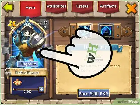 Image titled Improve Your Heroes on Castle Clash Step 1