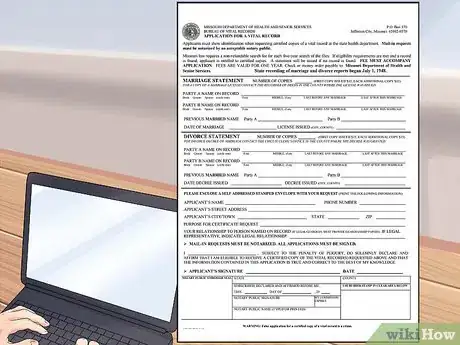 Image titled Find Divorce Records in Missouri Step 2