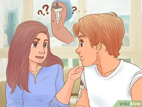 Image titled Cope With Your Partner's Tattoo You Dislike Step 1